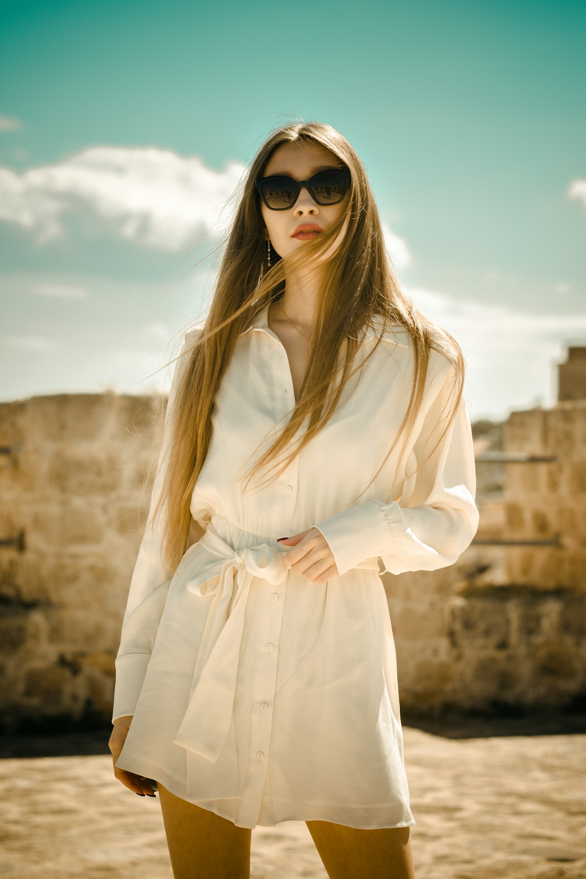 Poplin Shirt Dress